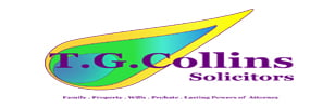 TG Collins Solicitors banner